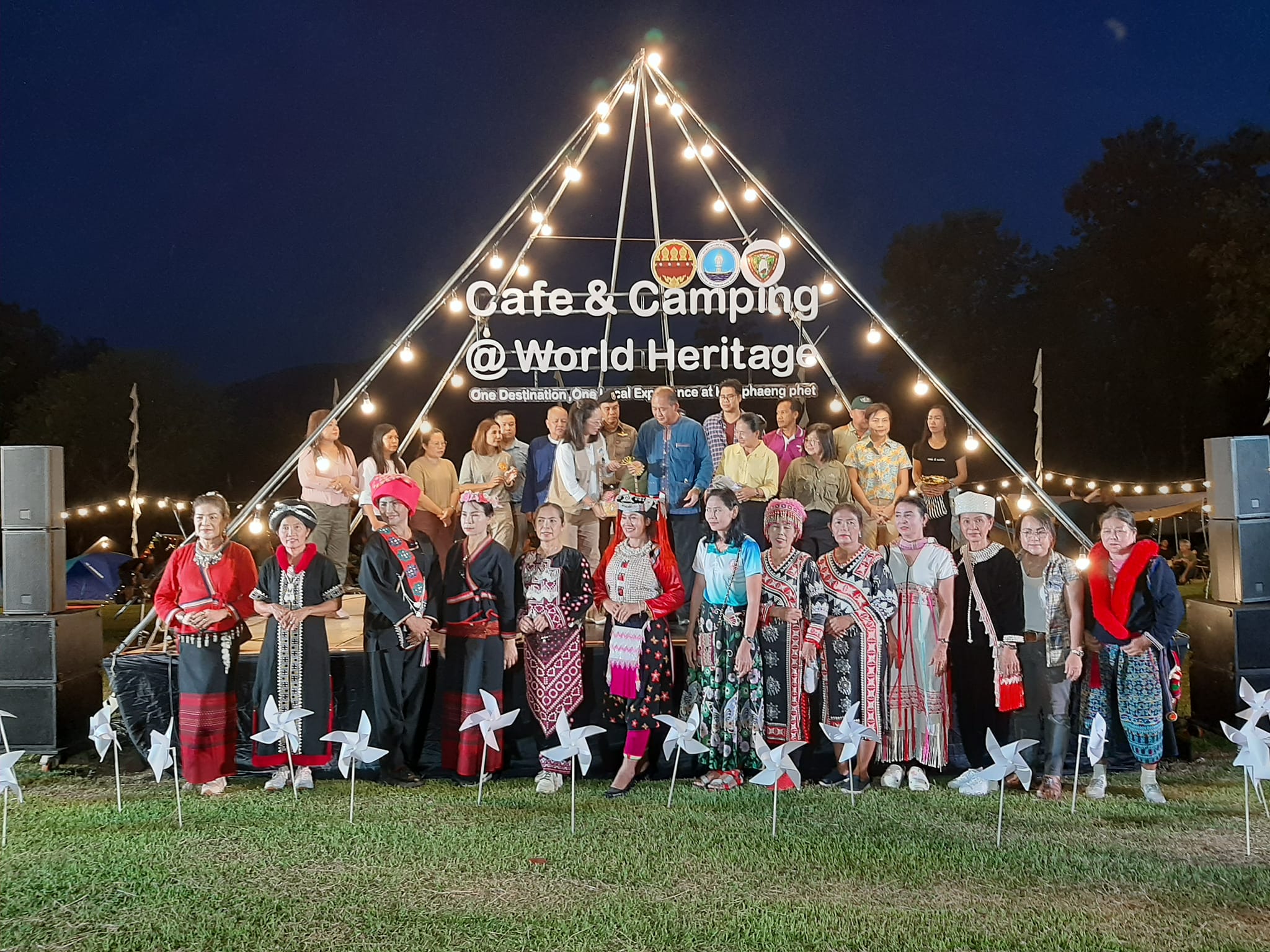 สำนักงานการท่องเที่ยวและกีฬาจังหวัดกำแพงเพชรจัดโครงการ 1 เมืองท่องเที่ยว 1 ประสบการณ์ท้องถิ่น ณ จังหวัดกำแพงเพชร (One Local Experience at Kamphaeng phet) กิจกรรม Cafe & Camping @ World Heritage 