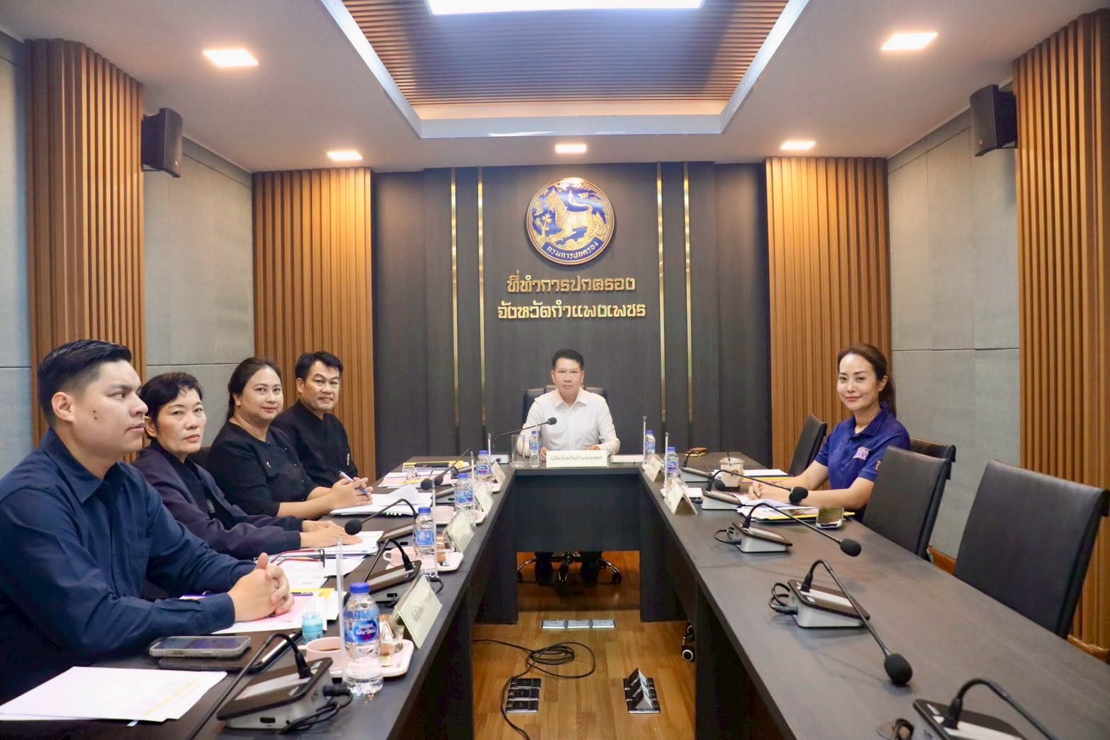จังหวัดกำแพงเพชรประชุมคณะกรรมการคัดเลือกหมู่บ้านต้นแบบประชาธิปไตยดีเด่น ประจำปี2569