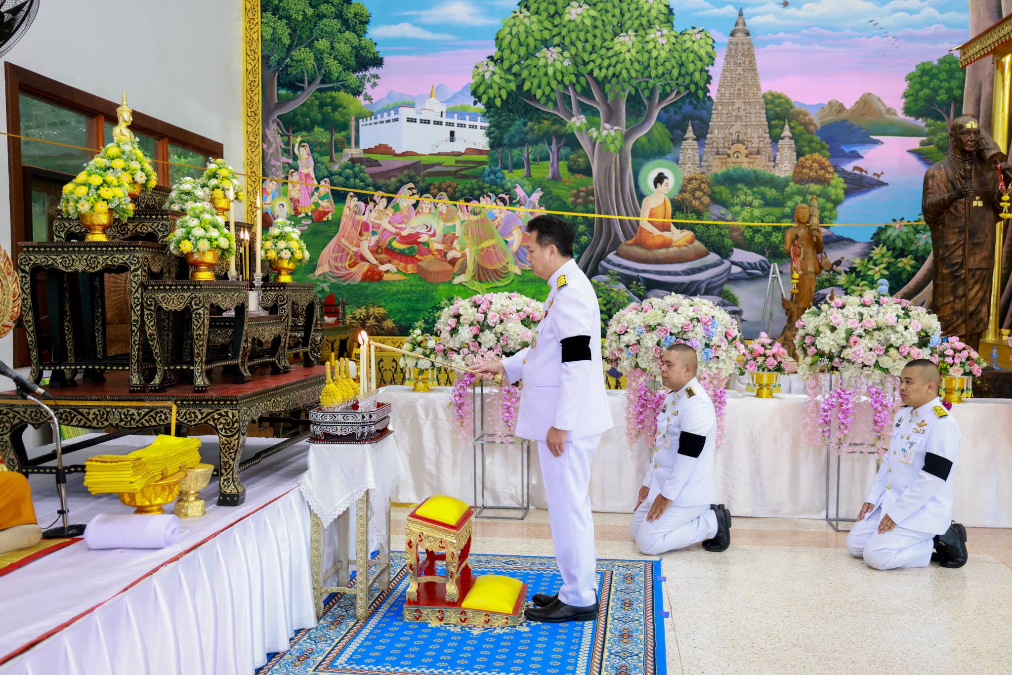จังหวัดกำแพงเพชรประกอบพิธีบำเพ็ญกุศลและทำบุญตักบาตรครบรอบ 15 วัน (ปัญรสมวาร) เพื่อถวายเป็นพระกุศล แด่สมเด็จพระเจ้าลูกเธอ เจ้าฟ้าพัชรกิติยาภา นเรนทิราเทพยวดี กรมหลวงราชสาริณีสิริพัชร มหาวัชรราชธิดา