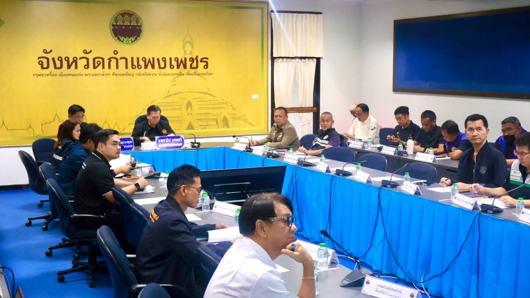 จังหวัดกำแพงเพชร ร่วมประชุมคณะกรรมการป้องกันและแก้ไขปัญหาอุทกภัยและภัยแล้งในพื้นที่ภาคเหนือครั้งที่ 1/2569 ผ่านสื่ออิเล็กทรอนิกส์ (Zoom meeting)
