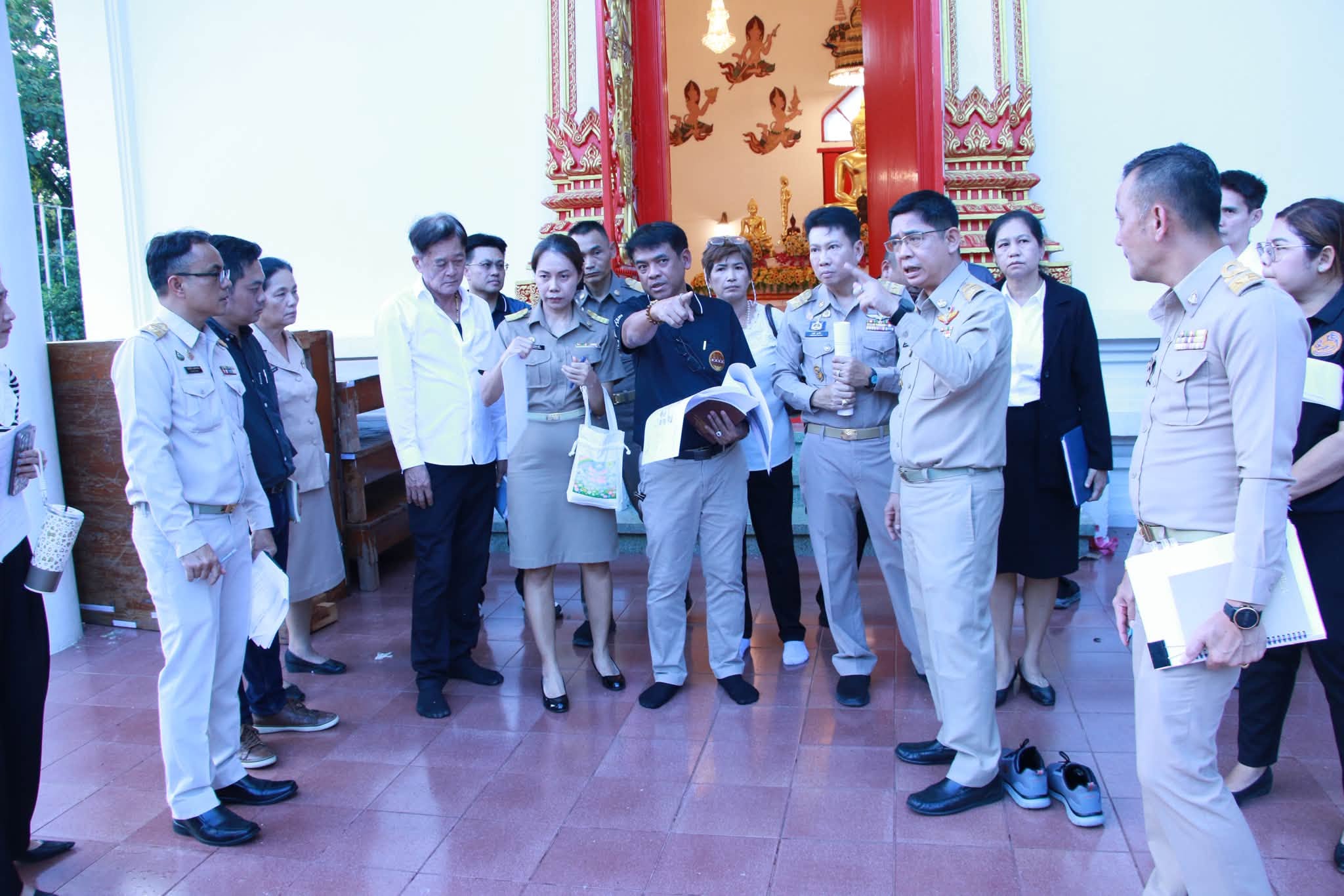 รองผู้ว่าฯ กำแพงเพชร ลงพื้นที่ตรวจความพร้อมรอบด้าน รองรับการเสด็จพระราชดำเนิน กรมสมเด็จพระเทพรัตนราชสุดาฯ สยามบรมราชกุมารี ทรงถวายผ้าพระกฐินสภากาชาดไทย ณ วัดนาควัชรโสภณ ๒๗ ต.ค. นี้